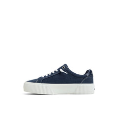 Bermuda Lace to Toe Platform Sneakers Navy