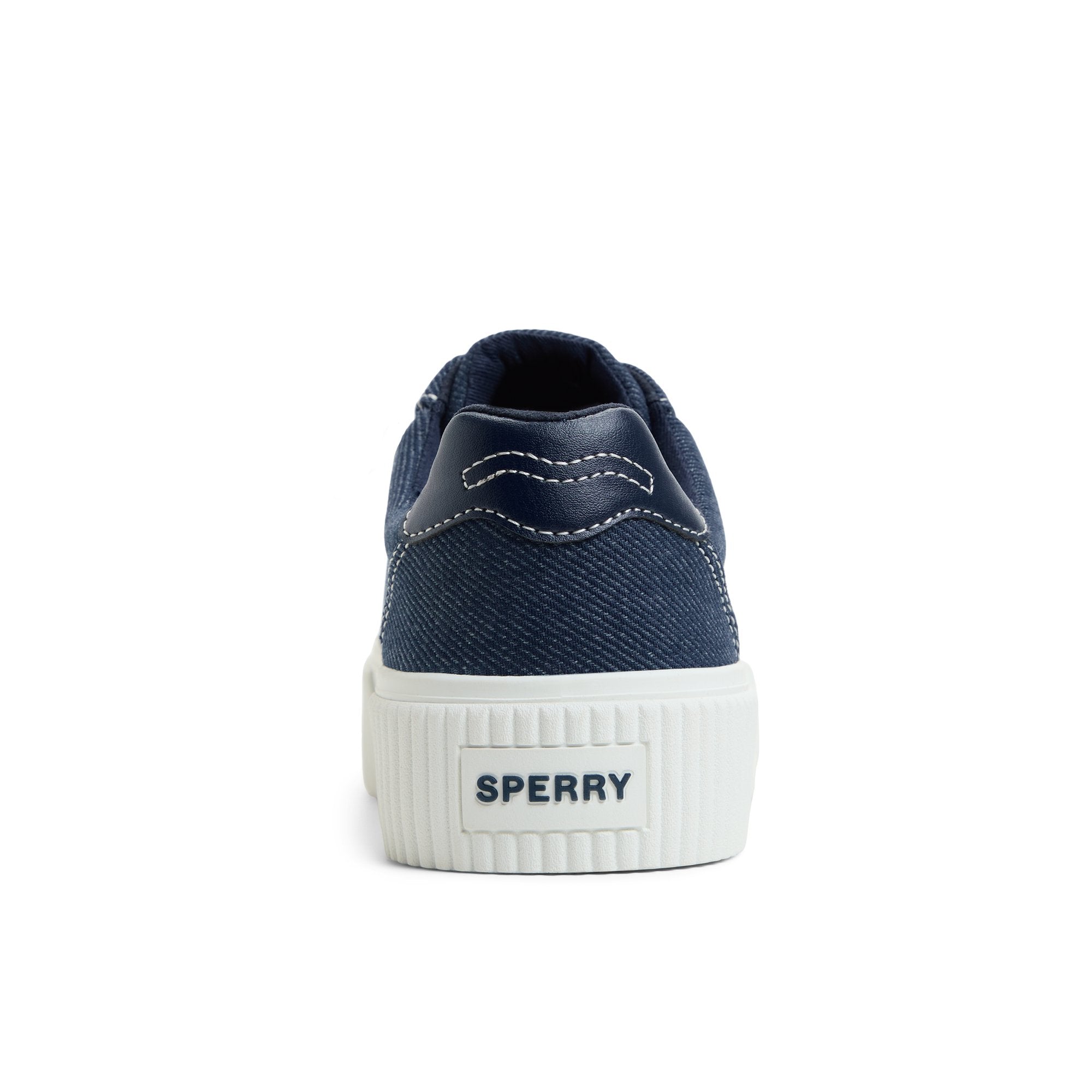 Bermuda Lace to Toe Platform Sneakers Navy