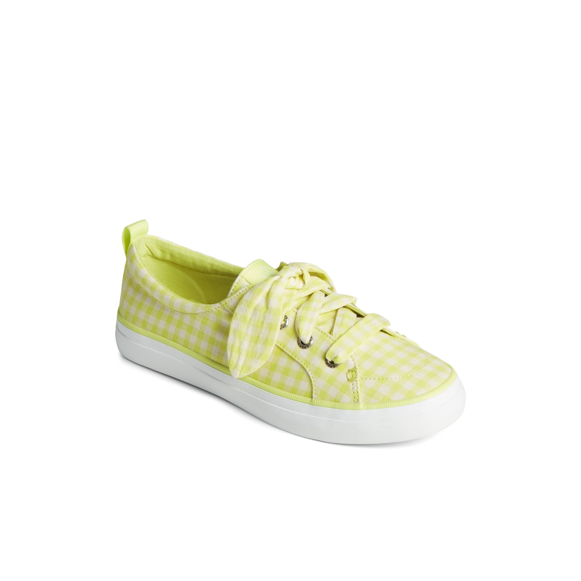 Crest Vibe Gingham Sneaker Light Green