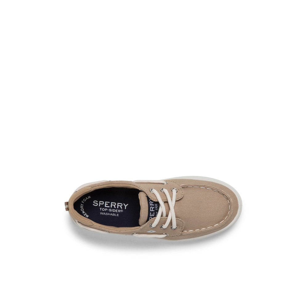 Seakwsktex Khaki Kids Boat Shoes