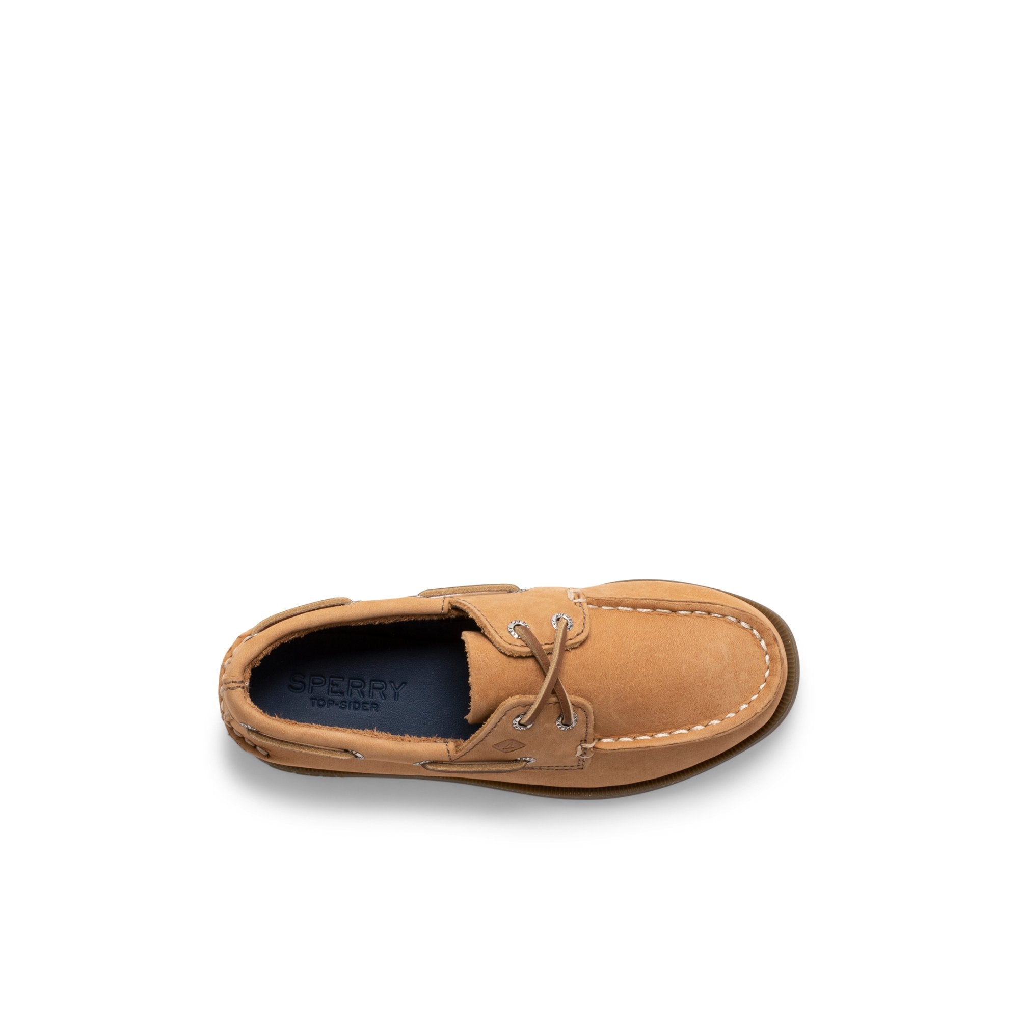 Aokleather Dark Brown Kids Boat Shoes